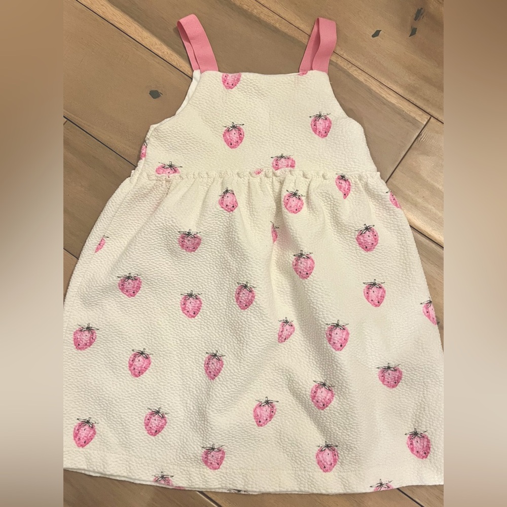 ZARA Girls Strawberry Sundress Size 3/4